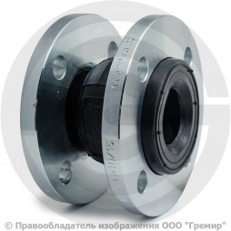 Гибкая вставка резиновая фланцевая Ду-50 Ру-10/16 EPDM Tecofi DI7240N