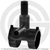 Седелка ПЭ100 электросварная Дн 75-50 Ру-16 SDR11 с фрезой EUROSTANDARD