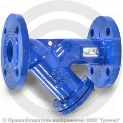 Фильтр магнитный сетчатый Y-образный чугунный фланцевый Ду-300 Ру-16 (Т<300°С) Benarmo