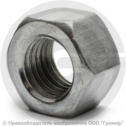 Гайка стальная оцинкованная М16 ГОСТ 5915-70