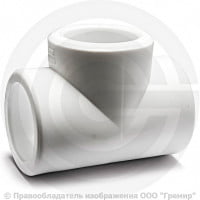 Тройник PP-R белый внутренняя пайка Дн 63 RTP (РосТурПласт)