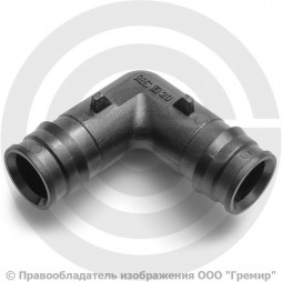 Угольник аксиальный PPSU для PE-X труб Дн 16 РОС