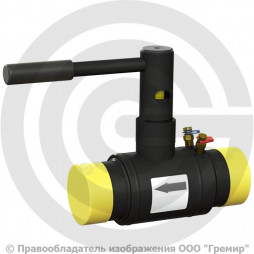 Клапан балансировочный ручной стальной под приварку Ду-200 Ру-16 Kvs=422.59м3/ч с измерительными ниппелями Venturi FODRV Broen