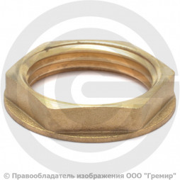 Контргайка латунная ВР (ВН) Ду-15 (1/2") LD