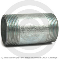 Бочонок стальной оцинкованный L=70мм Ду-32 (1 1/4") АС