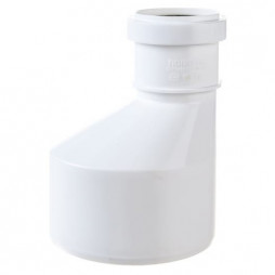 Переход PP-M эксцентрический бесшумный белый Дн 160-110 б/нап в/к RTP (РосТурПласт)