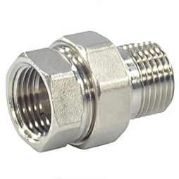 Американка (соединитель) латунная прямая ВР-НР (ВН-НАР) Ду-50 (2") SantechSystems