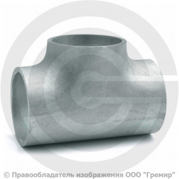 Тройник 76х3,5-45х2,5 (Ду 65-40) оцинкованный переходной ГОСТ 17376