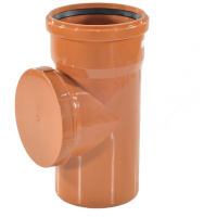 Ревизия PP-B с крышкой коричневая Дн 160 б/нап в/к RTP (РосТурПласт)