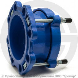 Муфта чугунная соединительная Ду-50 (Дн 59-72) Ру-16 L=100мм ПФРК