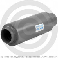 Компенсатор сильфонный осевой многослойный с кожухом с внутренним экраном Ду-50 Ру-16 L=285мм под приварку патрубки сталь КСО-ДМ СМК