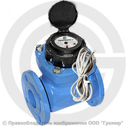 Счётчик турбинный фланцевый Ду-80 Ру-16 (Т<50°С) L=225мм импульсный СТВХ ДГ1 Декаст