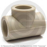 Тройник PP-R серый Дн 75 Pro Aqua Тройник PP-R серый Дн 75 Pro Aqua