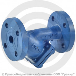 Фильтр сетчатый Y-образный чугунный фланцевый Ду-150 Ру-16 (Т<300°С) Tecofi F4240A