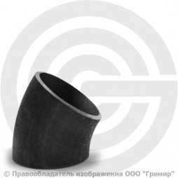 Отвод П30 89х5 (Ду-80) стальной (Ст.20) 30 градусов ГОСТ 30753