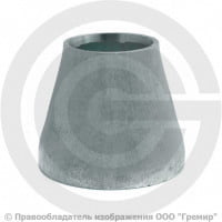 Переход 42,4х3-26,9х3 (Ду 32-20) оцинкованный концентрический исп.1 шовный