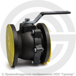 Кран чугунный фланцевый Ду-50 Ру-16 L=150мм полнопроходной Giacomini R740F