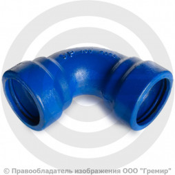 Колено раструбное УР Ду-300 Тайтон ВЧШГ с ЦПП цинк+AL ГОСТ ISO 2531-2012