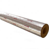 Цилиндр навивной минеральная вата 50/28 L=1м кашированный фольгой ROCKWOOL 100