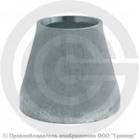 Переход 48,3х3,6-42,4х3,6 (Ду 40-32) оцинкованный концентрический исп.1 шовный