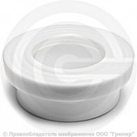 Бурт PP-R под фланец белый внутренняя пайка Дн 63 (D=77,5мм) VALFEX