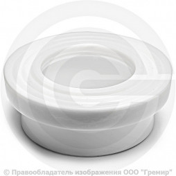 Бурт PP-R под фланец белый внутренняя пайка Дн 63 (D=77,5мм) VALFEX
