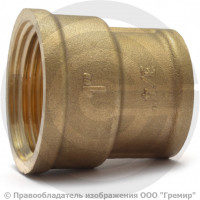 Муфта латунная переходная ВР (ВН) Ду 15-10 (1/2"-3/8") STOUT
