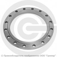 Фланец плоский 09Г2С 1-400-16 ГОСТ 12820-80, Ру-16, Ду-400