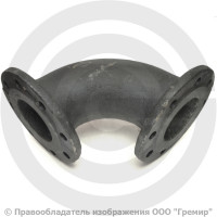 Колено фланцевое УФ Ду-100 (L=180) ВЧШГ с ЦПП цинк+AL ГОСТ ISO 2531-2012