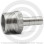Штуцер под шланг "елочка" нержавеющий AISI 304 Ду 25-25мм (1"-25мм)