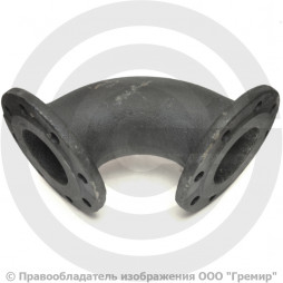 Колено фланцевое УФ Ду-150 (L=220) ВЧШГ с ЦПП цинк+AL ГОСТ ISO 2531-2012