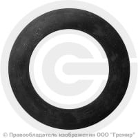 Прокладка фланцевая резиновая ТМКЩ Ду-100 Ру 1,0-6,3 исп. А ГОСТ 15180-86