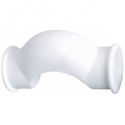 Скоба PP-R белая внутренняя пайка Дн 25 обводная с муфтами Китай