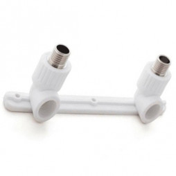 Планка PP-R монтажная белая НР (НАР) Дн 25-1/2" Ру-25 RTP (РосТурПласт)