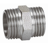 Ниппель латунный НР (НАР) Ду-20 (3/4") никель SantechSystems