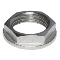 Контргайка латунная реборда ВР (ВН) Ду-32 (1 1/4") никель SantechSystems