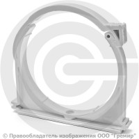 Хомут крепежный пластиковый белый Дн 110 б/к RTP (РосТурПласт)
