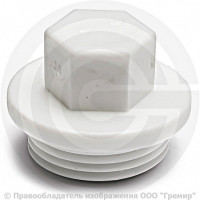 Заглушка PP-R белая НР (НАР) Дн 3/4" Pro Aqua