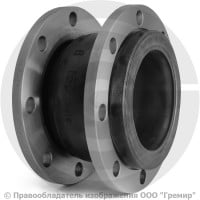 Компенсатор резиновый фланцевый (гибкая вставка) Ду-150 Ру-10 маслобензостойкий ABRA EJF NBR