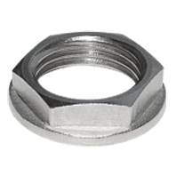 Контргайка латунная реборда ВР (ВН) Ду-40 (1 1/2") никель SantechSystems