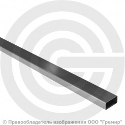 Труба 40х20х1,5 нержавеющая AISI 304 профильная шлифованная EN 10219-2 (ASTM A554)