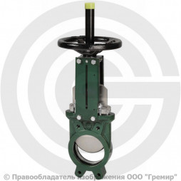 Задвижка шиберная односторонняя с невыдвижным штоком Ду-350 Ру-7 (Т<80°С) VG4400 Tecofi