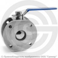 Кран нержавеющий AISI 316 (CF8M) межфланцевый Ду-100 Ру-16 полнопроходной АДЛ BV17
