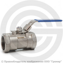 Кран нержавеющий AISI 316 (CF8M) Ду-25 (1") Ру-63 ВР (ВН) муфтовый Benarmo