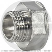 Переход латунный (переходник) реборда НР-ВР (НАР-ВН) Ду 25-32 (1"-1 1/4") SantechSystems