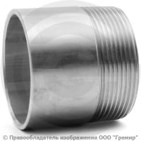 Резьба приварная нержавеющая AISI 304 Ду-50 (2")