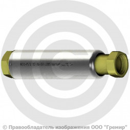 Компенсатор сильфонный осевой резьбовой с кожухом и внутренним экраном Ду-40 Ру-16 L=285мм КСО-Р/2 Hortum