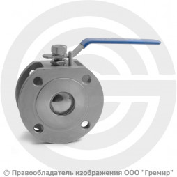 Кран нержавеющий AISI 304 (CF8) межфланцевый под привод Ду-50 (2") Ру-16 NK-BIFp50/4