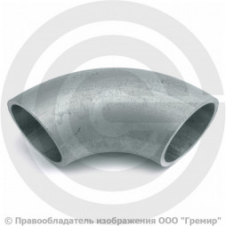 Отвод 133х3,5 (Ду-125) оцинкованный 90 градусов ГОСТ 17375