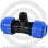 Тройник ПЭ компрессионный Дн 20-3/4"-20 Ру-16 НР (НАР) VALFEX